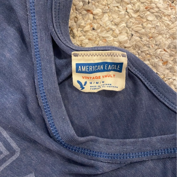 American Eagle Blue Tee - Picture 3 of 4